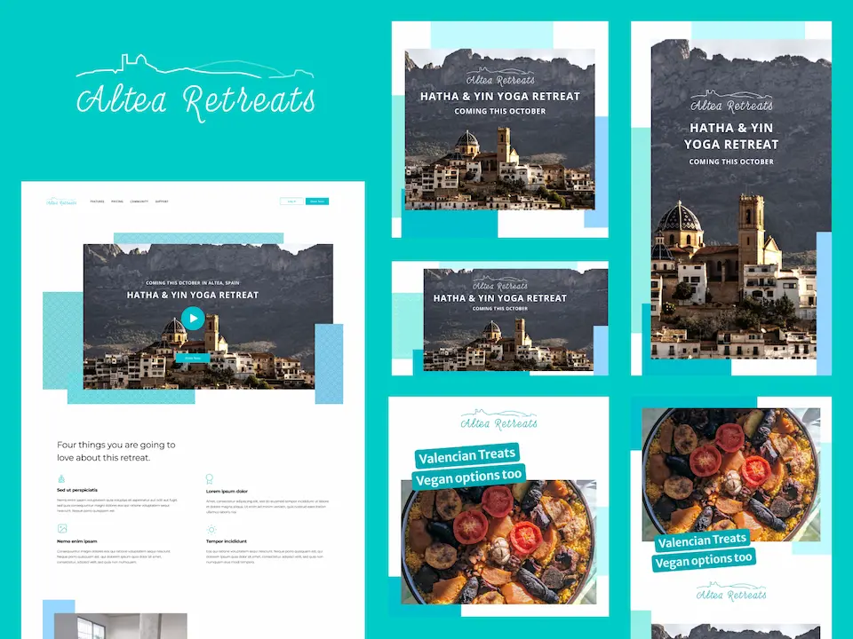 Logo Website and Social Media Graphics
